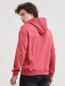 Kangaroo Pockets Loop Knit Hoodie