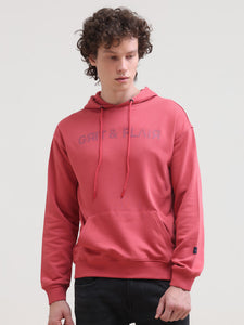 Kangaroo Pockets Loop Knit Hoodie