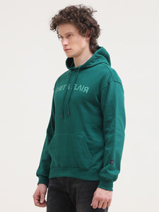 Kangaroo Pockets Loop Knit Hoodie