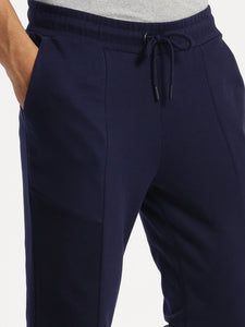 Regular Fit Naval Academy Mid Rise French Terry Cotton Joggers