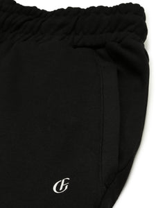 Regular Fit Black Mid Rise Joggers