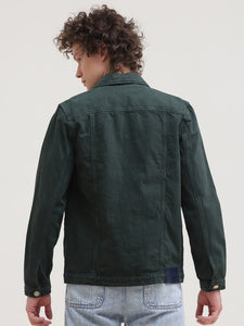 Overdyed Regular Fit Twill Denim Jacket