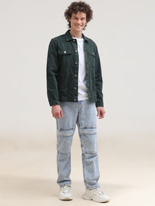 Overdyed Regular Fit Twill Denim Jacket