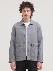 Overdyed Regular Fit Denim Casual Jacket