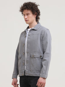 Overdyed Regular Fit Denim Casual Jacket