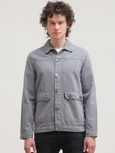 Overdyed Regular Fit Denim Casual Jacket