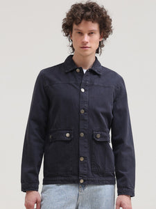 Overdyed Regular Fit Denim Casual Jacket