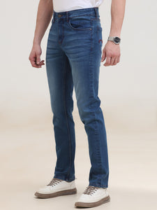 Standard Straight Fit Mid Rise Denim Jeans