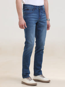 Standard Straight Fit Mid Rise Denim Jeans