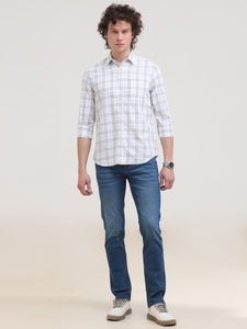 Standard Straight Fit Mid Rise Denim Jeans