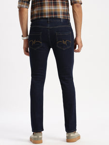 Slim Fit Mid Rise Dark Navy Jeans