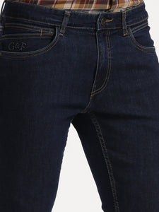 Slim Fit Mid Rise Dark Navy Jeans