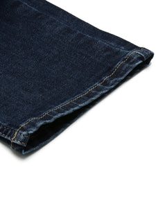 Slim Fit Mid Rise Dark Navy Light Fade Jeans