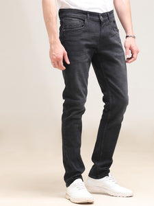 Slim Fit Denim Mid Rise Jeans