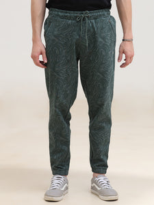 Loop Knit Cotton Printed Jogger