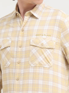 Double Pocket Cotton Melange Shirt