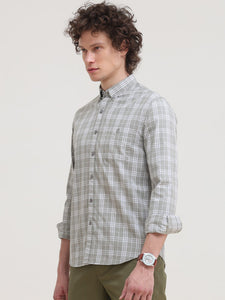 Front Pocket Cotton Twill Shirt