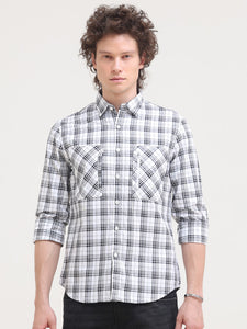 Secured Front Pocket Button Down Shirt