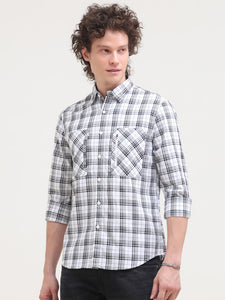 Secured Front Pocket Button Down Shirt