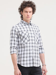 Secured Front Pocket Button Down Shirt