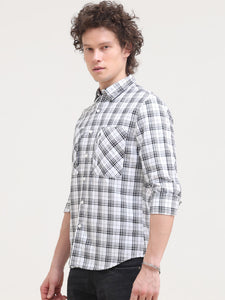 Secured Front Pocket Button Down Shirt