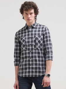 Secured Front Pocket Button Down Shirt