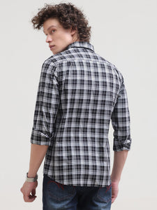 Secured Front Pocket Button Down Shirt