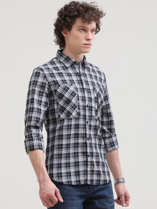 Secured Front Pocket Button Down Shirt