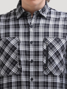 Secured Front Pocket Button Down Shirt