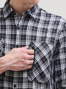 Secured Front Pocket Button Down Shirt