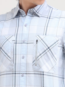 Secured Front Pocket Button Down Shirt