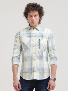 Secured Front Pocket Button Down Shirt