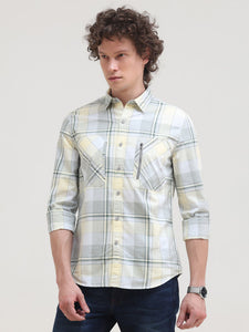 Secured Front Pocket Button Down Shirt