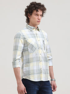 Secured Front Pocket Button Down Shirt