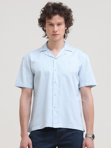 Cuban Collar Regular Fit Short Sleeve Shirt