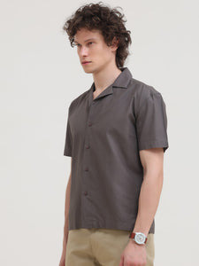 Cuban Collar Regular Fit Short Sleeve Shirt