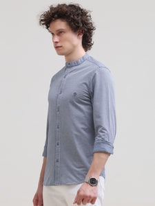 Jacquard Slim Fit Button Down Shirt