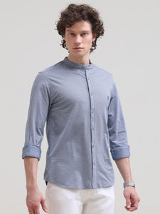 Jacquard Slim Fit Button Down Shirt