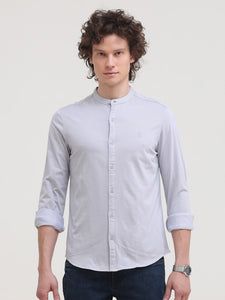 Jacquard Slim Fit Button Down Shirt