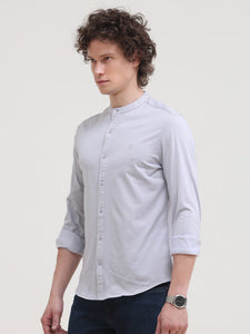 Jacquard Slim Fit Button Down Shirt