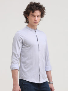 Jacquard Slim Fit Button Down Shirt