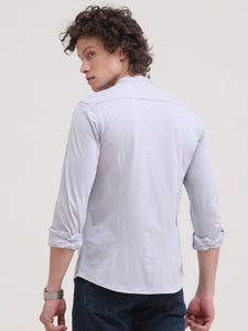 Jacquard Slim Fit Button Down Shirt