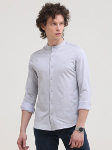 Jacquard Slim Fit Button Down Shirt