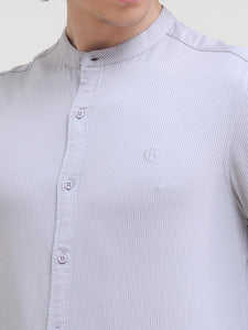 Jacquard Slim Fit Button Down Shirt