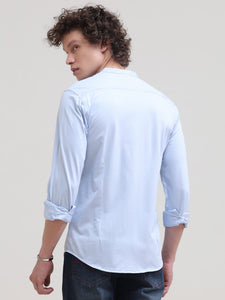 Jacquard Slim Fit Button Down Shirt