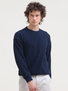 Reverse Fleece Crew Neck Sweatshirt