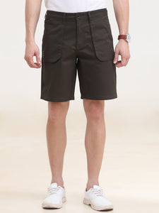 Regular Fit Woven Cotton Short