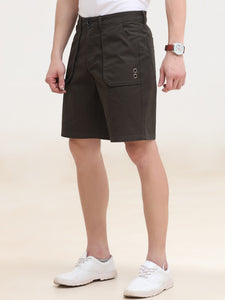 Regular Fit Woven Cotton Short