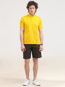 Regular Fit Woven Cotton Short