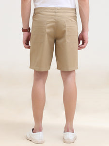 Regular Fit Woven Cotton Short